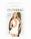 Backless mini dress with thong - Penthouse Earth-Shaker White L/XL