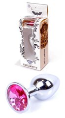 Анальная пробка - Boss Series - Jewellery Silver PLUG Pink S