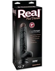 Realistic vibrator - Real Feel Deluxe No.7 - 9" Black