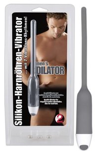 Уретральный стимулятор - Silicone Dilator серый