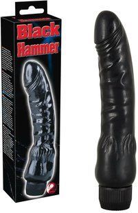 Realistic vibrator - Vibrator Black Hammer 61325518720000 &mdash; photos
