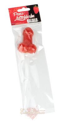 Трубочка-леденец - Penis-Strohhalm-Lolly Red