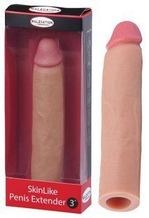 Удлиняющая насадка на член - MALESATION SkinLike Penis Extender 614000031584 фото