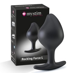 Анальная пробка - Mystim Rocking Force L для электростимулятора, диаметр 4,7 см