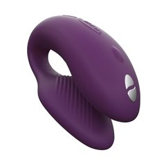 Vibro massager for couples - We-Vibe Chorus, Purple, touch vibration control by squeezing the remote