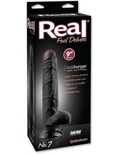 Realistic vibrator - Real Feel Deluxe No.7 - 9" Black 6608151723 &mdash; photos