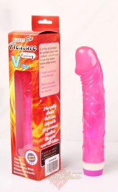 Vibrator - Classic Jelly Vibe Pink 23 cm.