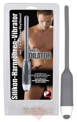 Уретральный стимулятор - Silicone Dilator серый