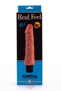 Реалістичний вібратор - Reel Feel Vibrator Flesh 8,0"