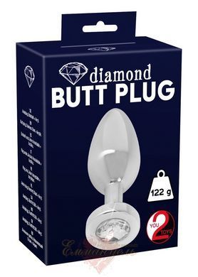 Анальная пробка - Jewel Butt Plug, small 61325230460000 фото