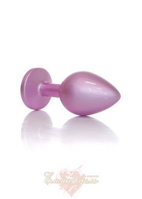 Анальна пробка - Plug-Jewellery Pearl Pink PLUG- Clear M 64-00133 фото