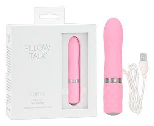 Мини вибратор - Pillow Talk Flirty Teal Pink, перезаряжаемый - 11 x 2,2 61325923660000 фото