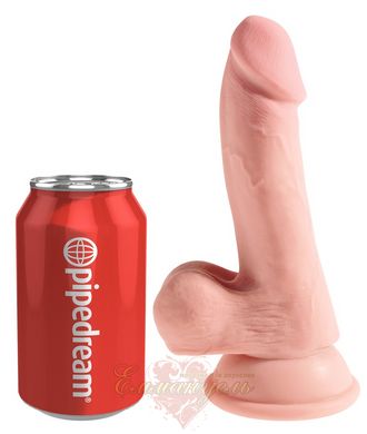 King Cock Plus 6.5" Triple Density Cock with Balls - Light