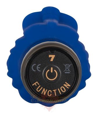 Realistic vibrator - Vibra Lotus Penis blue Vibrator