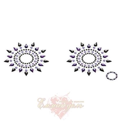 Crystal Pastis - Petits Joujoux Gloria set of 2 - Black/Purple, Chest decoration