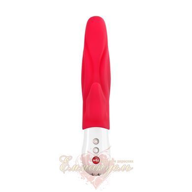 Rabbit vibrator for point A - Fun Factory LADY BI india red, 2 motors, 12 modes SX0942 &mdash; photos