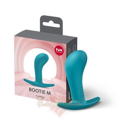 Анальна пробка Fun Factory Bootie M Aquamarine 3,3 см з тонким обмежувачем SX3729 фото