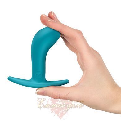 Анальна пробка Fun Factory Bootie M Aquamarine 3,3 см з тонким обмежувачем SX3729 фото