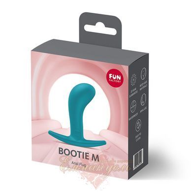 Анальна пробка Fun Factory Bootie M Aquamarine 3,3 см з тонким обмежувачем SX3729 фото
