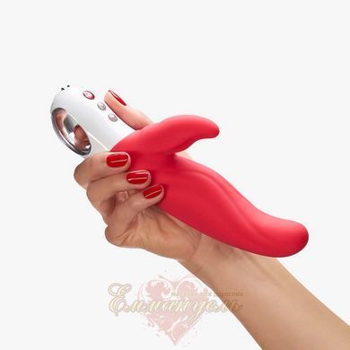 Rabbit vibrator for point A - Fun Factory LADY BI india red, 2 motors, 12 modes SX0942 &mdash; photos