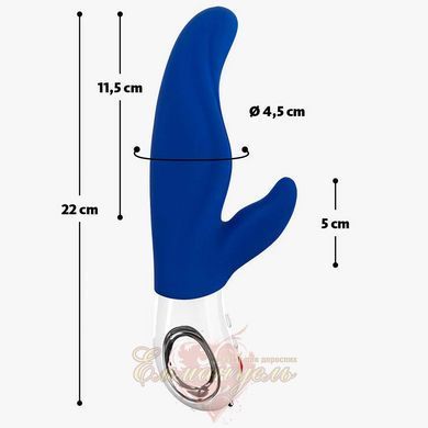 Rabbit vibrator for point A - Fun Factory LADY BI india red, 2 motors, 12 modes SX0942 &mdash; photos