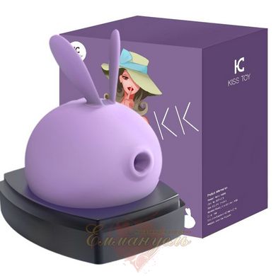 Вакуумный стимулятор с вибрацией - KissToy Miss KK Purple