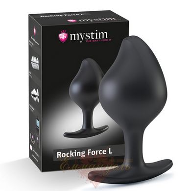 Анальна пробка - Mystim Rocking Force L для електростимулятора, діаметр 4,7 см
