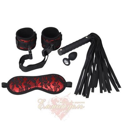 Набор БДСМ Erospace Wild Play BDSM Set 4 pcs C7 62050072-0007 фото
