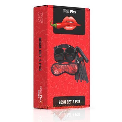 Набор БДСМ Erospace Wild Play BDSM Set 4 pcs C7 62050072-0007 фото