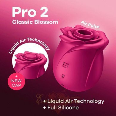 Clitoral Stimulator - Satisfyer Pro 2 Classic Blossom, Liquid Air technology SO8775 &mdash; photos