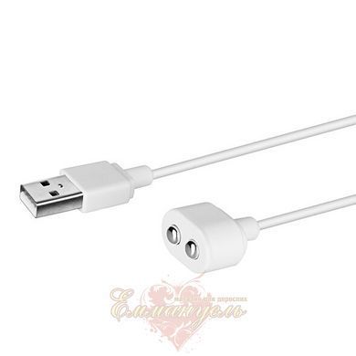 Зарядка (запасной кабель) для игрушек Satisfyer USB charging cable White SO2868 фото