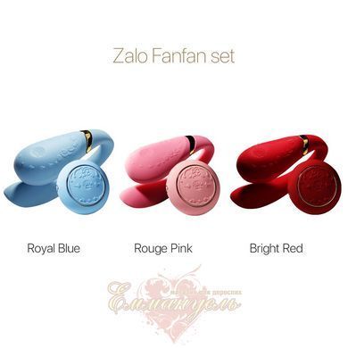 Smart couple vibrator Zalo Fanfan set Royal Blue with remote control SO6671 &mdash; photos