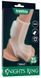 Насадка на член с вибрацией - Vibrating Ridge Knights Ring with Scrotum Sleeve (White) 6452LVTOY868 фото