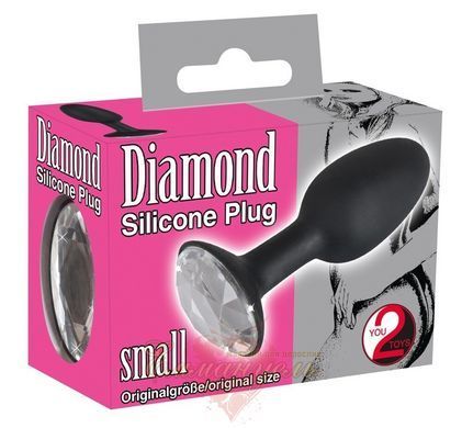 Анальная пробка - Butt Plug Diamond, S 61325109040000 фото