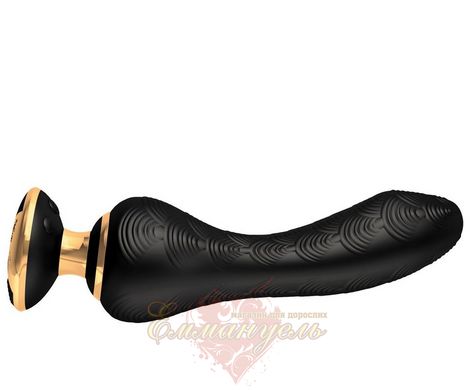 G-spot vibrator - Shunga Sanya Black, flexible shaft