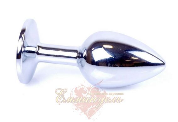 Анальная пробка - Boss Series - Jewellery Silver PLUG Pink S 64-00008 фото