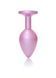 Анальна пробка - Plug-Jewellery Pearl Pink PLUG- Clear M 64-00133 фото 5