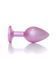 Анальна пробка - Plug-Jewellery Pearl Pink PLUG- Clear M 64-00133 фото 4