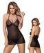Пеньюар - Obsessive 875-CHE-1 Chemise black, L/XL Obs220160 фото 1