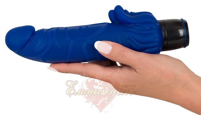Реалістичний вібратор - Vibra Lotus Penis blue Vibrator