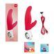 Rabbit vibrator for point A - Fun Factory LADY BI india red, 2 motors, 12 modes SX0942 - photos (9