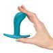 Анальна пробка Fun Factory Bootie M Aquamarine 3,3 см з тонким обмежувачем SX3729 фото 2