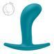 Анальна пробка Fun Factory Bootie M Aquamarine 3,3 см з тонким обмежувачем SX3729 фото 1