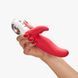 Rabbit vibrator for point A - Fun Factory LADY BI india red, 2 motors, 12 modes SX0942 - photos (2