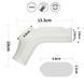 Vibrating Ridge Knights Ring with Scrotum Sleeve (White) 6452LVTOY868 - photos (5