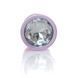 Анальна пробка - Plug-Jewellery Pearl Pink PLUG- Clear M 64-00133 фото 2