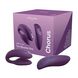 Vibro massager for couples - We-Vibe Chorus, Purple, touch vibration control by squeezing the remote