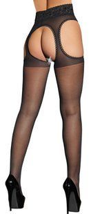 2530236 Cottelli Collection Suspender Tights, 2 513225302361611 &mdash; photos