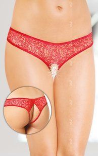 Жіночі стринги - G-String 2446 Red, M/L 5591244637 фото