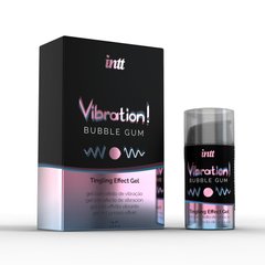 Liquid vibrator - Intt Vibration Bubble Gum (15 мл)